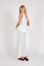 Load image into Gallery viewer, MARLOW RIPTIDE LINEN TANK WHITE