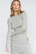 Load image into Gallery viewer, TAYLOR ROUNDED VENEER TUNIC PUMICE