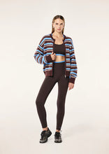 Load image into Gallery viewer, P.E NATION SABLE STRIPE KNIT BOMBER