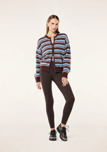 Load image into Gallery viewer, P.E NATION SABLE STRIPE KNIT BOMBER