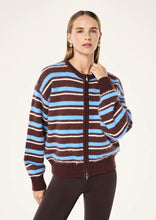 Load image into Gallery viewer, P.E NATION SABLE STRIPE KNIT BOMBER
