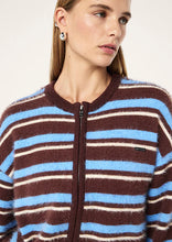 Load image into Gallery viewer, P.E NATION SABLE STRIPE KNIT BOMBER