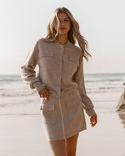 Load image into Gallery viewer, SASS BALDWIN KNIT JACKET OATMEAL CREAM