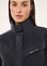 Load image into Gallery viewer, P.E NATION SHELTER SHERPA JACKET MARINE BLUE
