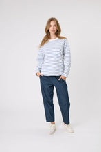 Load image into Gallery viewer, MARLOW SOLO CREW SWEAT POWDER STRIPE