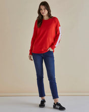 Load image into Gallery viewer, BETTY BASICS SOPHIE KNIT JUMPER RED