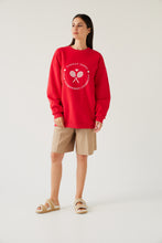 Load image into Gallery viewer, TUESDAY SPORTY SWEAT CHERRY RED