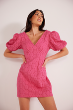 Load image into Gallery viewer, MINK PINK JAYNE BRODERIE MINI DRESS ORCHID
