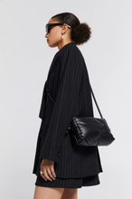Load image into Gallery viewer, KAREN WALKER MEGA MONOGRAM CROSSBODY BAG BLACK