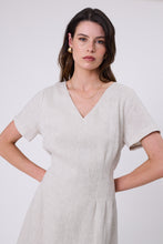 Load image into Gallery viewer, MARLOW SEVILLE LINEN DRESS NATURAL