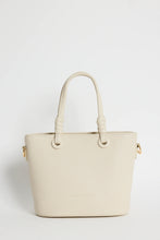 Load image into Gallery viewer, AMONG THE BRAVE SIENA BEIGE PU LEATHER SMALL KNOT TOP HANDLE BAG