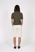 Load image into Gallery viewer, MARLOW SOLEIL KNIT TEE OLIVE