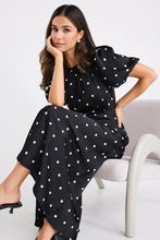 Load image into Gallery viewer, STORIES BE TOLD STAGE BLACK POLKA DOT MAXI DRESS