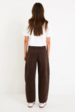 Load image into Gallery viewer, AMONG THE BRAVE VARSITY FORWARD SEAM BARREL JEANS