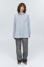 Load image into Gallery viewer, MARLE TAB SHIRT BLEU STRIPE