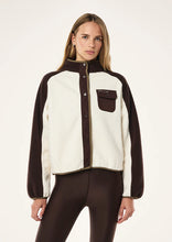 Load image into Gallery viewer, P.E NATION TAKE OVER JACKET COFFEE/WHISPER WHITE