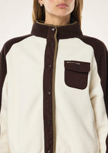 Load image into Gallery viewer, P.E NATION TAKE OVER JACKET COFFEE/WHISPER WHITE