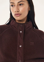 Load image into Gallery viewer, P.E NATION TECHNIQUE QUILTED JACKET MAHOGANY