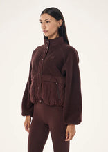 Load image into Gallery viewer, P.E NATION TECHNIQUE QUILTED JACKET MAHOGANY