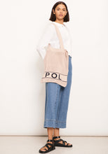 Load image into Gallery viewer, POL KNIT TOTE NATURAL
