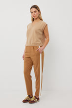 Load image into Gallery viewer, TUESDAY BOBBIE PANT CARAMEL/WHITE