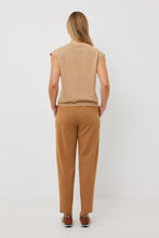 Load image into Gallery viewer, TUESDAY BOBBIE PANT CARAMEL/WHITE