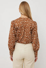 Load image into Gallery viewer, TUESDAY CASINO TOP SMUDGE PRINT