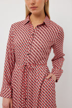 Load image into Gallery viewer, TUESDAY NICOLA DRESS REFLECTION PRINT