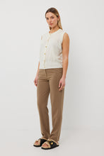 Load image into Gallery viewer, TUESDAY RIDGE VEST IVORY CASHMERE
