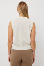 Load image into Gallery viewer, TUESDAY RIDGE VEST IVORY CASHMERE