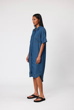 Load image into Gallery viewer, MARLOW CHAMBRAY SHIRT DRESS
