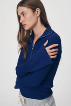 Load image into Gallery viewer, ROWIE TRAVIS ZIP KNIT TOP