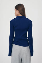 Load image into Gallery viewer, ROWIE TRAVIS ZIP KNIT TOP