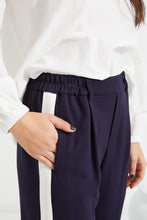 Load image into Gallery viewer, TUESDAY LABEL BOBBIE PANTS NAVY/WHITE SINGLE STRIPE