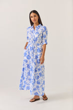 Load image into Gallery viewer, TUESDAY NICOLA DRESS BLUE ROSE