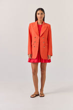 Load image into Gallery viewer, TUESDAY DOVE BLAZER TANGERINE
