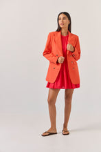 Load image into Gallery viewer, TUESDAY DOVE BLAZER TANGERINE