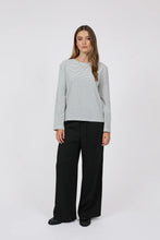 Load image into Gallery viewer, MARLOW UNO LONGSLEEVE BLACK STRIPE