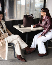 Load image into Gallery viewer, KATHRYN WILSON TOBI TOTE CHOCOLATE SUEDE