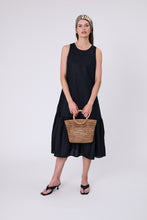 Load image into Gallery viewer, MARLOW VERONA LINEN DRESS BLACK