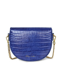 Load image into Gallery viewer, KATHRYN WILSON WILLA BAG COBALT CROC
