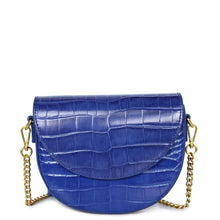 Load image into Gallery viewer, KATHRYN WILSON WILLA BAG COBALT CROC