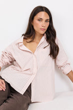 Load image into Gallery viewer, ARRIVING 18.08 | STORIES BE TOLD YOU GOT THIS BLUSH DOUBLE PINSTRIPE OVERSIZED BOYFRIEND SHIRT