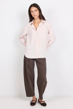 Load image into Gallery viewer, ARRIVING 18.08 | STORIES BE TOLD YOU GOT THIS BLUSH DOUBLE PINSTRIPE OVERSIZED BOYFRIEND SHIRT