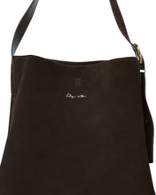 Load image into Gallery viewer, KATHRYN WILSON TOBI TOTE CHOCOLATE SUEDE