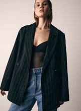 Load image into Gallery viewer, ESMAEE STUDIO BLAZER BLACK PINSTRIPE