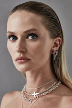 Load image into Gallery viewer, STOLEN GIRLFRIENDS CLUB SILVER LOVE CLAW EARRINGS