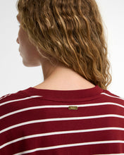 Load image into Gallery viewer, COMING SOON | BARBOUR AMBLESIDE STRIPED TOP CRANBERRY RED/CLOUD