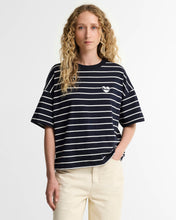 Load image into Gallery viewer, COMING SOON | BARBOUR AMBLESIDE STRIPED TOP DARK NAVY/CLOUD