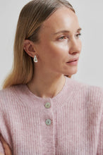 Load image into Gallery viewer, SECOND FEMALE ANDREA LS RIB CARDIGAN SEPIA ROSE